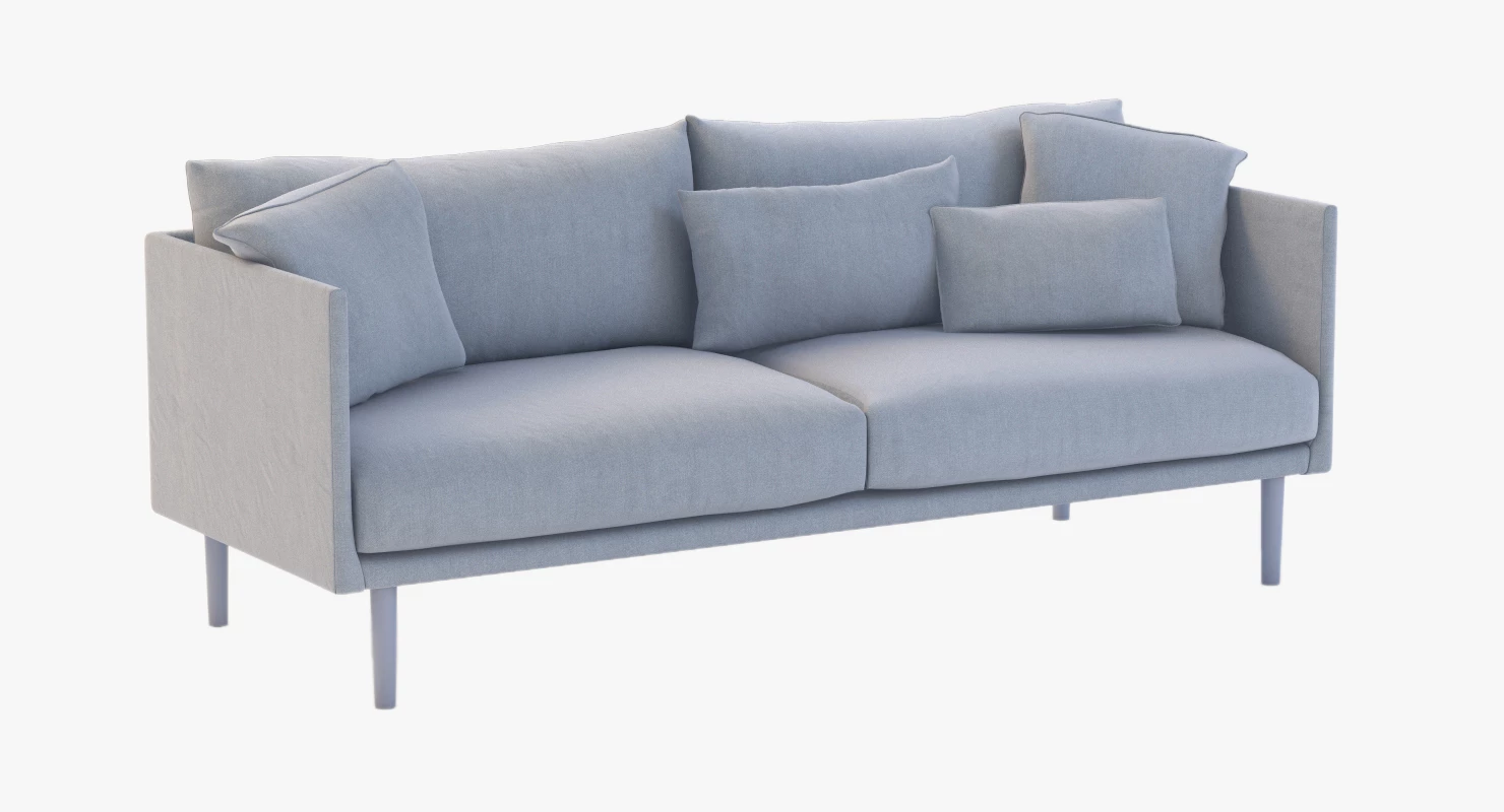 Slim Sofa by Jaakko Mantyla 3D Model_01